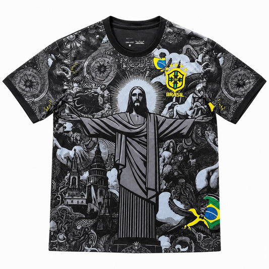 Brasilien Tröja Design Grå
