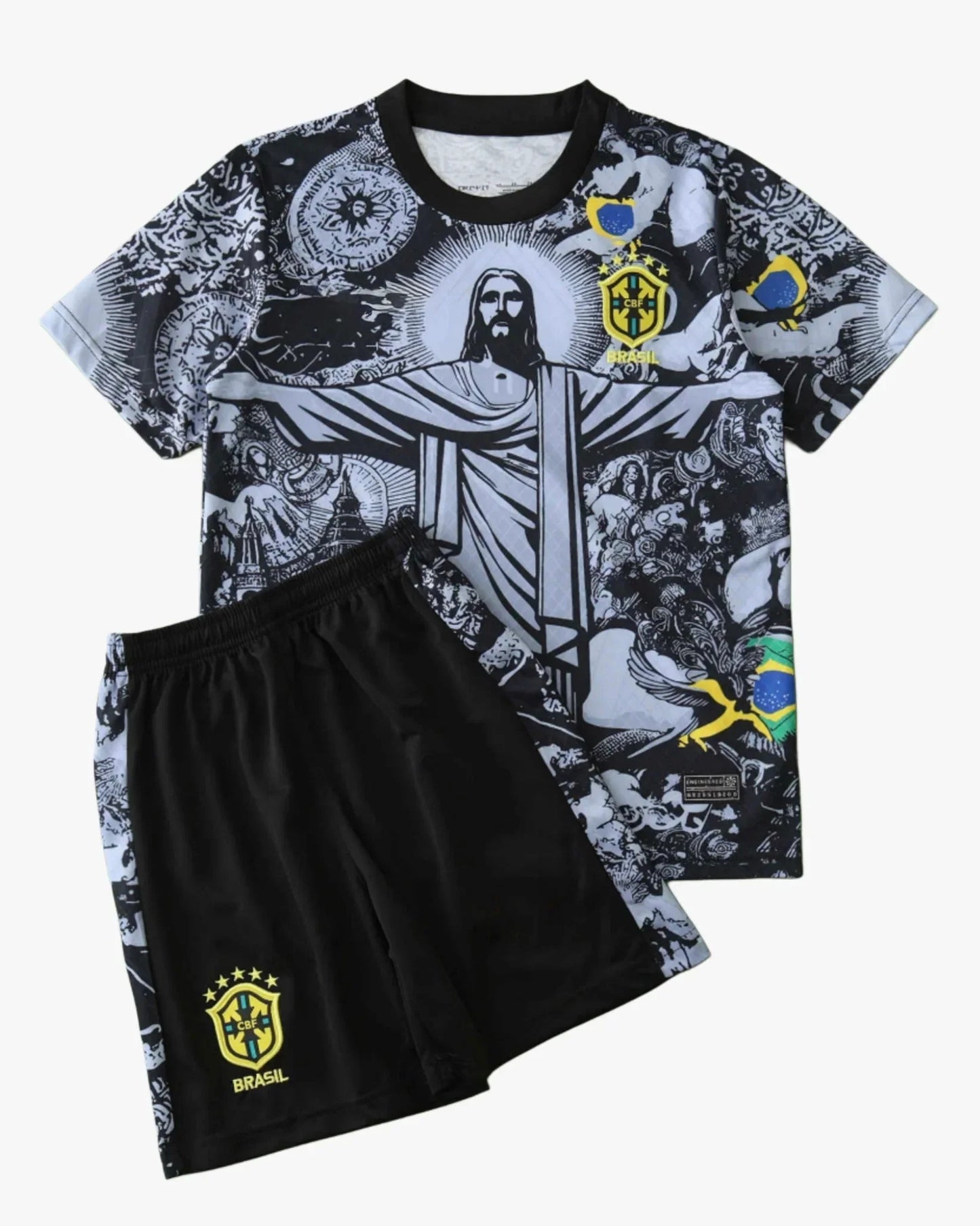 Brasilien Tröja Design Grå