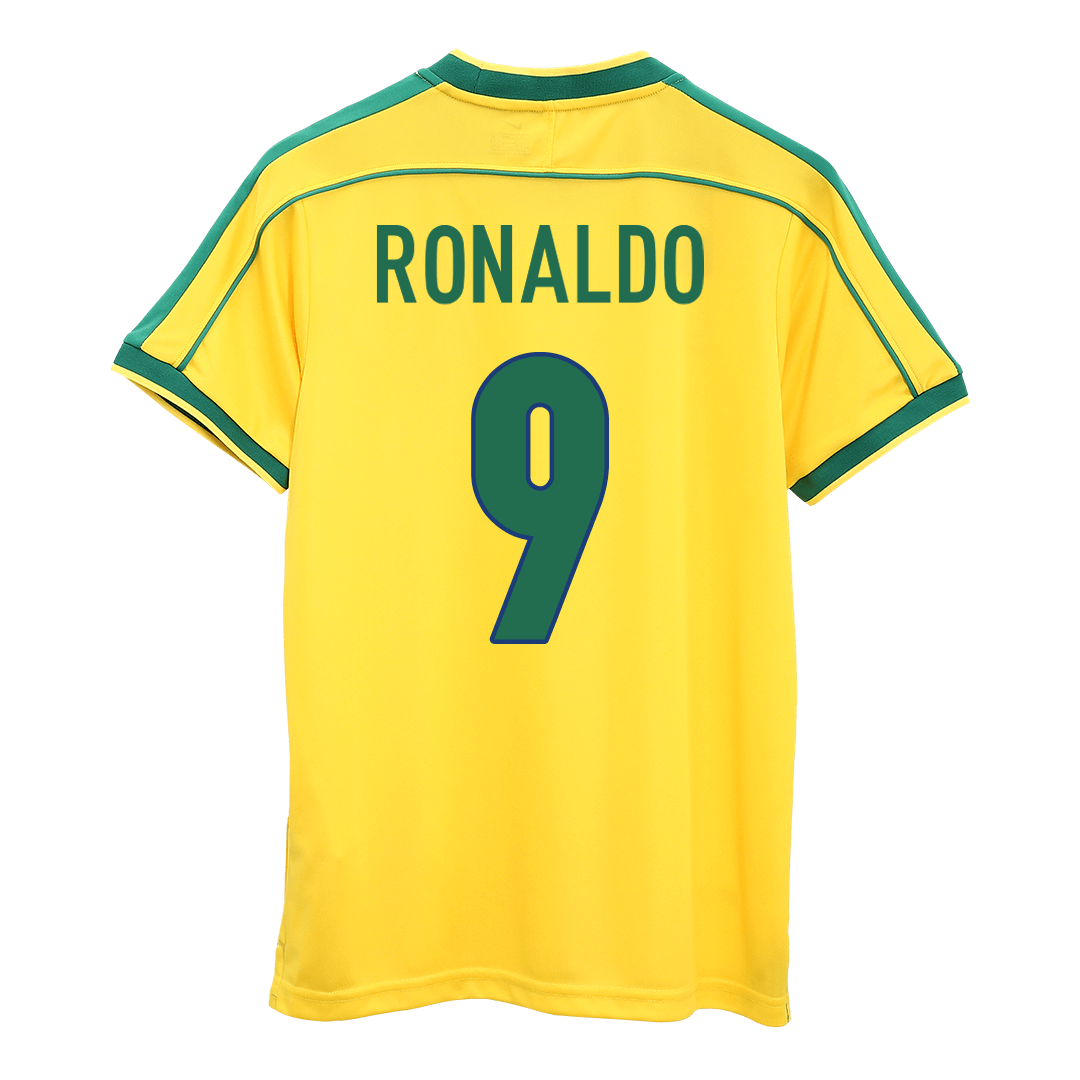 Brasilien Retro Ronaldo Tröja 98
