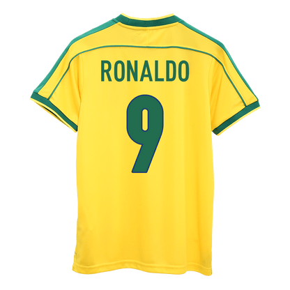 Brasilien Retro Ronaldo Tröja 98