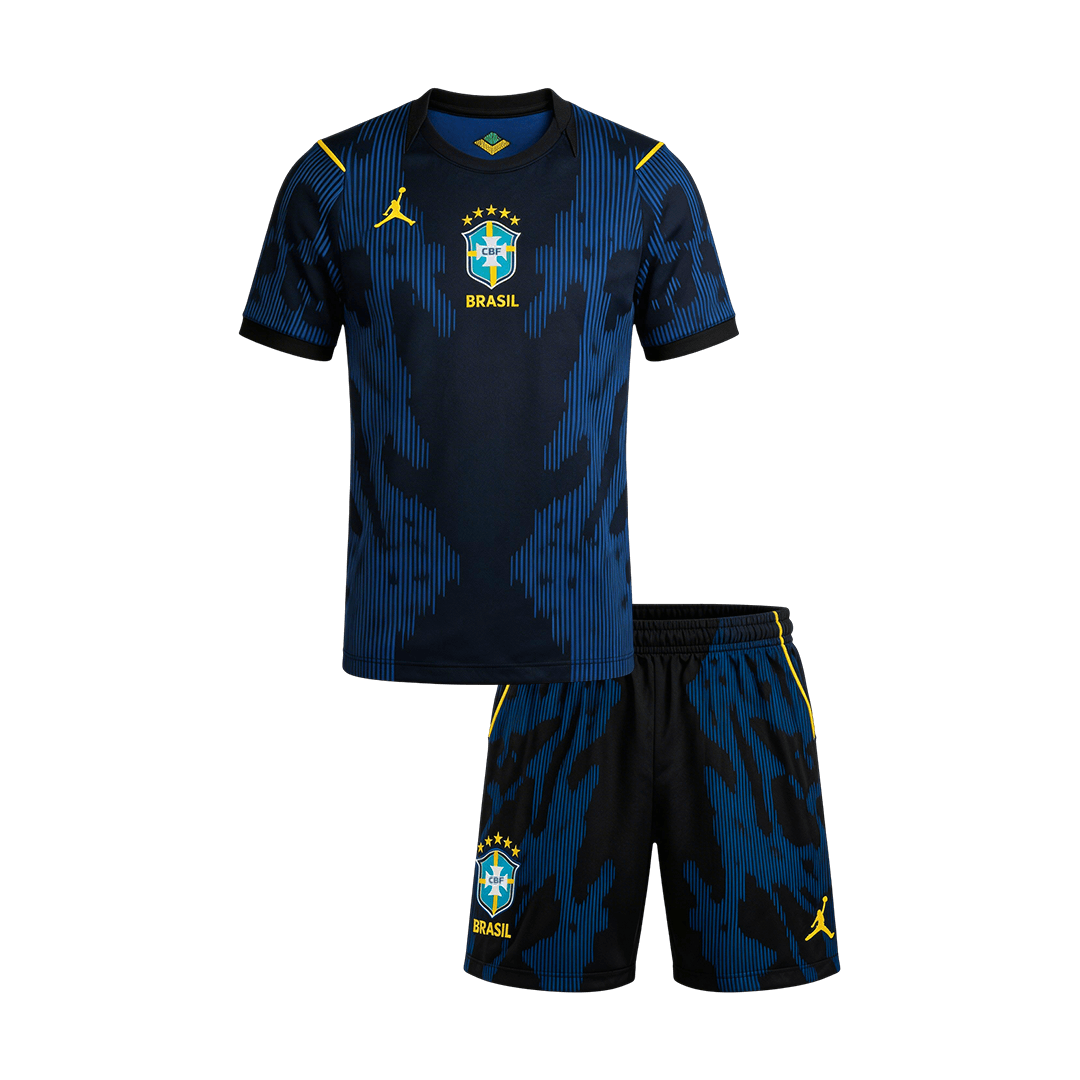 Kids Brasilien Tröja Bortaställ 2026