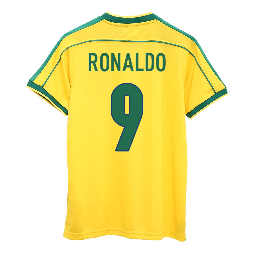 Brasilien Retro Ronaldo Tröja 98