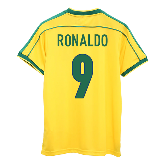 Brasilien Retro Ronaldo Tröja 98