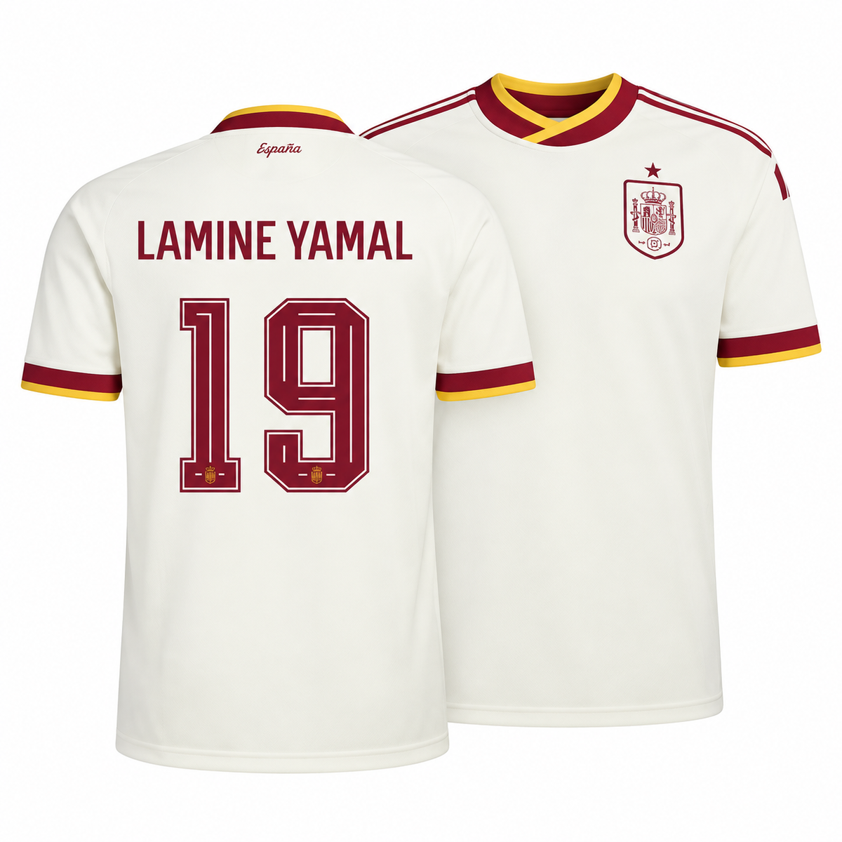 Spanien Lamine Yamal bortatröja 2026 – fotbollströja för vuxna