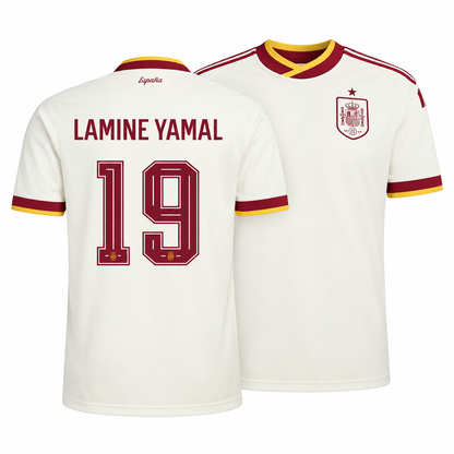 Spanien Lamine Yamal bortatröja 2026 – fotbollströja för vuxna